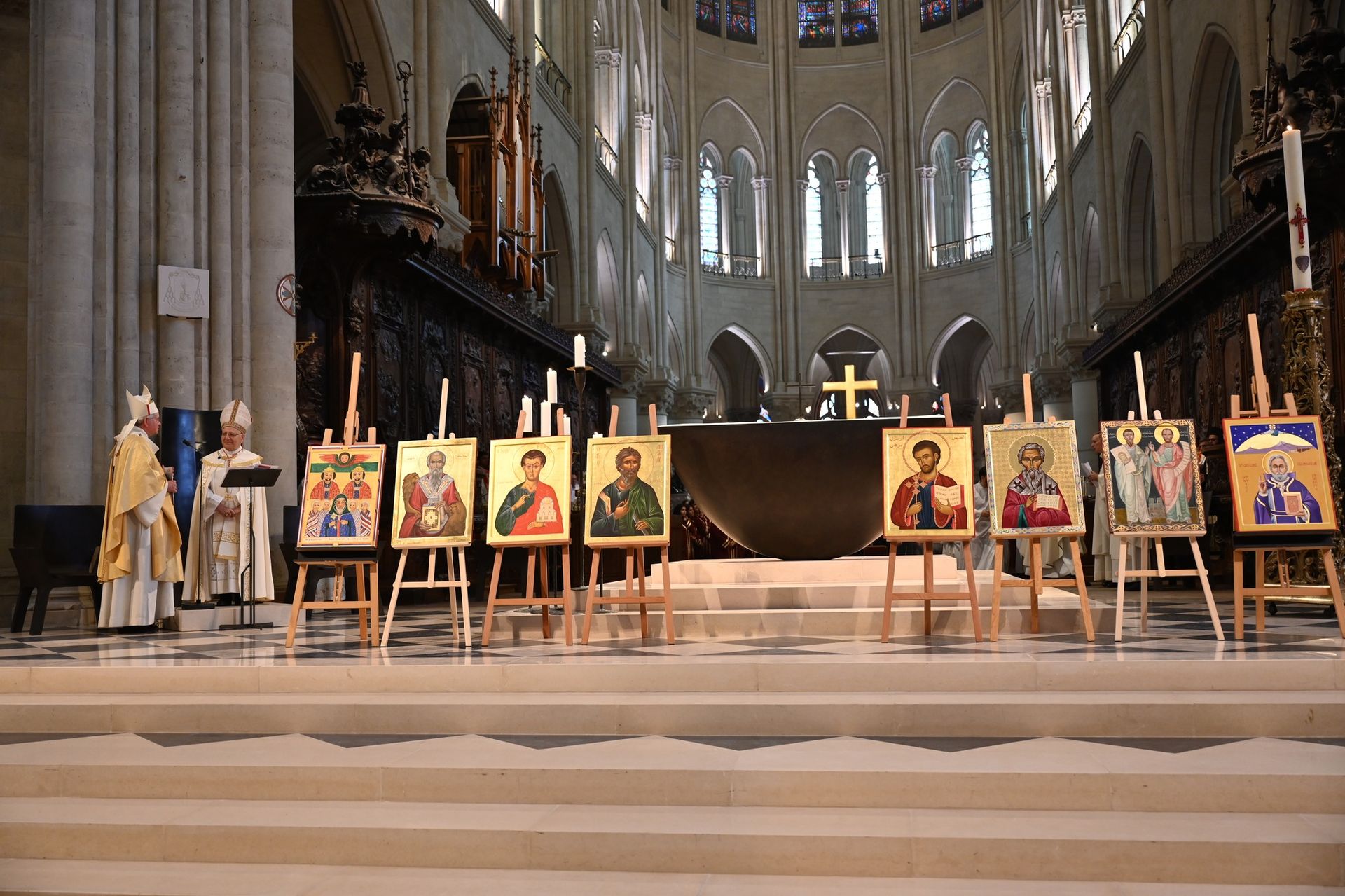 icones Chrétiens d'Orient Notre Dame de Paris
